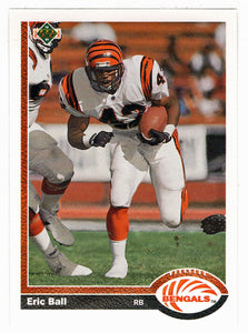 Eric Ball - Cincinnati Bengals (NFL Football Card) 1991 Upper Deck # 690 Mint