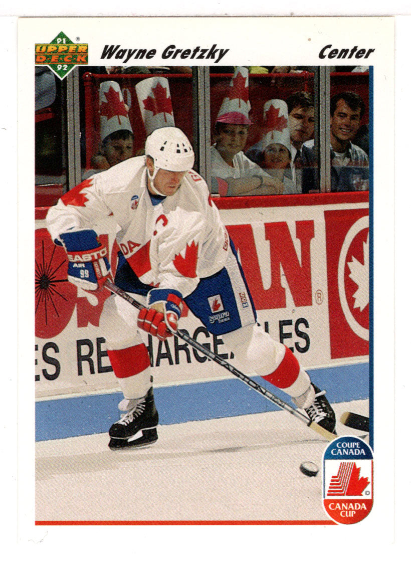 Wayne Gretzky - Team Canada - Canada Cup (NHL Hockey Card) 1991-92 Upper Deck # 13 Mint