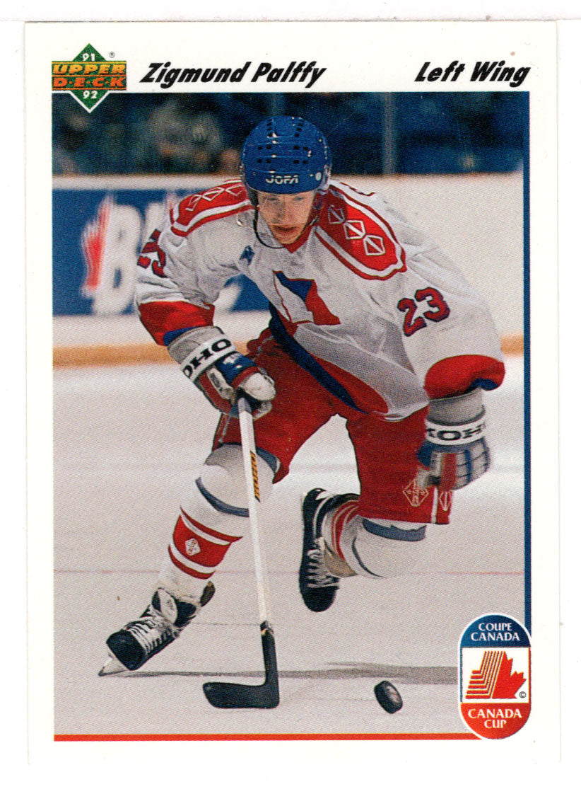 Zigmund Palffy RC - Czechoslovakia - Canada Cup (NHL Hockey Card) 1991-92 Upper Deck # 16 Mint