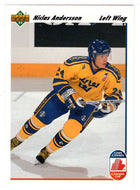 Niklas Andersson RC - Sweden - Canada Cup (NHL Hockey Card) 1991-92 Upper Deck # 29 Mint
