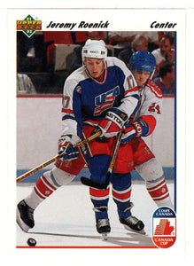 Jeremy Roenick - USA - Canada Cup (NHL Hockey Card) 1991-92 Upper Deck # 36 Mint