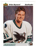 Brian Hayward - San Jose Sharks (NHL Hockey Card) 1991-92 Upper Deck # 59 Mint