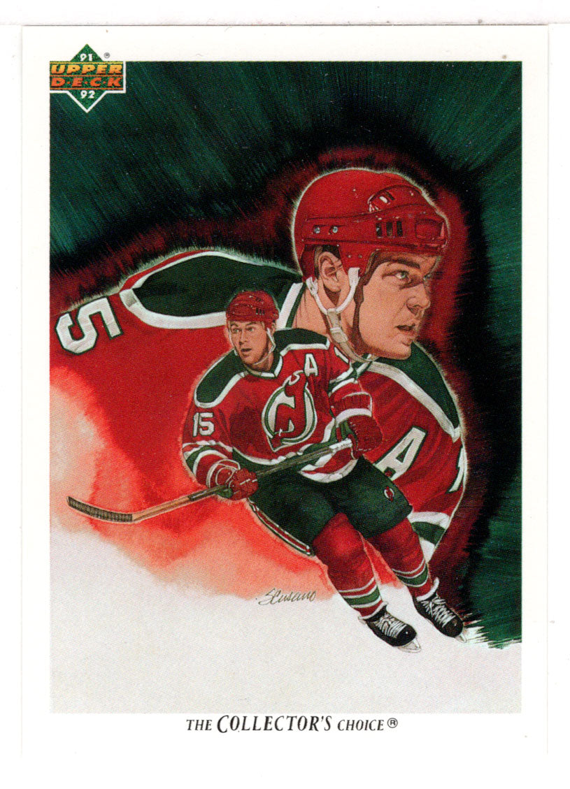 John MacLean - New Jersey Devils Checklist (NHL Hockey Card) 1991-92 Upper Deck # 88 Mint