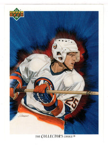 David Volek - New York Islanders Checklist (NHL Hockey Card) 1991-92 Upper Deck # 89 Mint