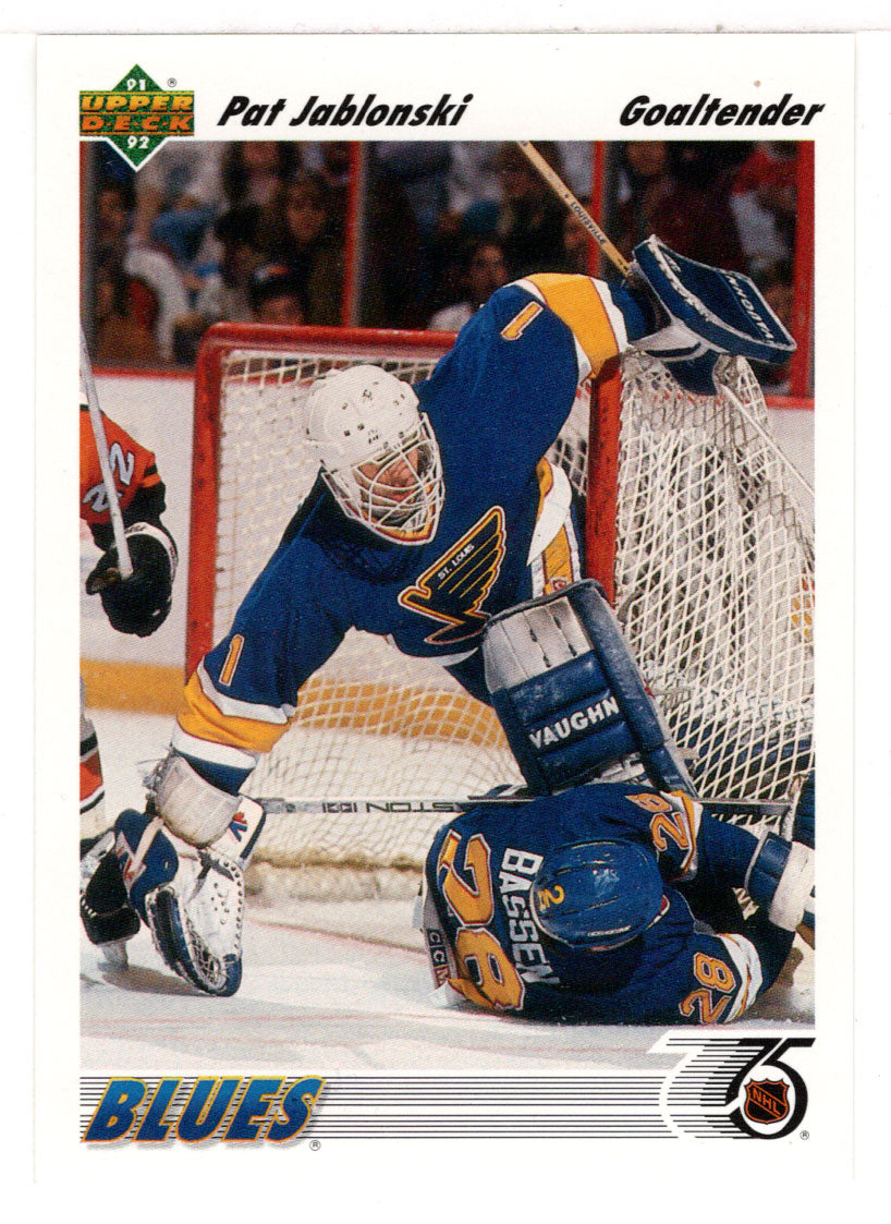 Pat Jablonski RC - St. Louis Blues (NHL Hockey Card) 1991-92 Upper Deck # 107 Mint
