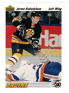 Jarmo Kekalainen RC - Boston Bruins (NHL Hockey Card) 1991-92 Upper Deck # 108 Mint