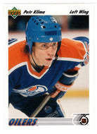 Petr Klima - Edmonton Oilers (NHL Hockey Card) 1991-92 Upper Deck # 111 Mint