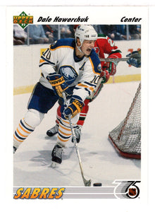 Dale Hawerchuk - Buffalo Sabres (NHL Hockey Card) 1991-92 Upper Deck # 126 Mint