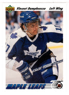 Vincent Damphousse - Toronto Maple Leafs (NHL Hockey Card) 1991-92 Upper Deck # 136 Mint