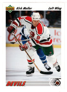 Kirk Muller - New Jersey Devils (NHL Hockey Card) 1991-92 Upper Deck # 149 Mint