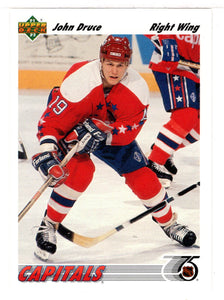 John Druce - Washington Capitals (NHL Hockey Card) 1991-92 Upper Deck # 151 Mint