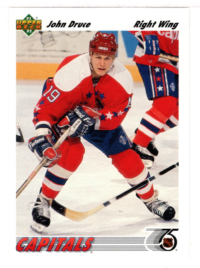 John Druce - Washington Capitals (NHL Hockey Card) 1991-92 Upper Deck # 151 Mint