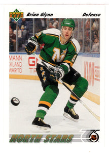 Brian Glynn - Minnesota North Stars (NHL Hockey Card) 1991-92 Upper Deck # 158 Mint