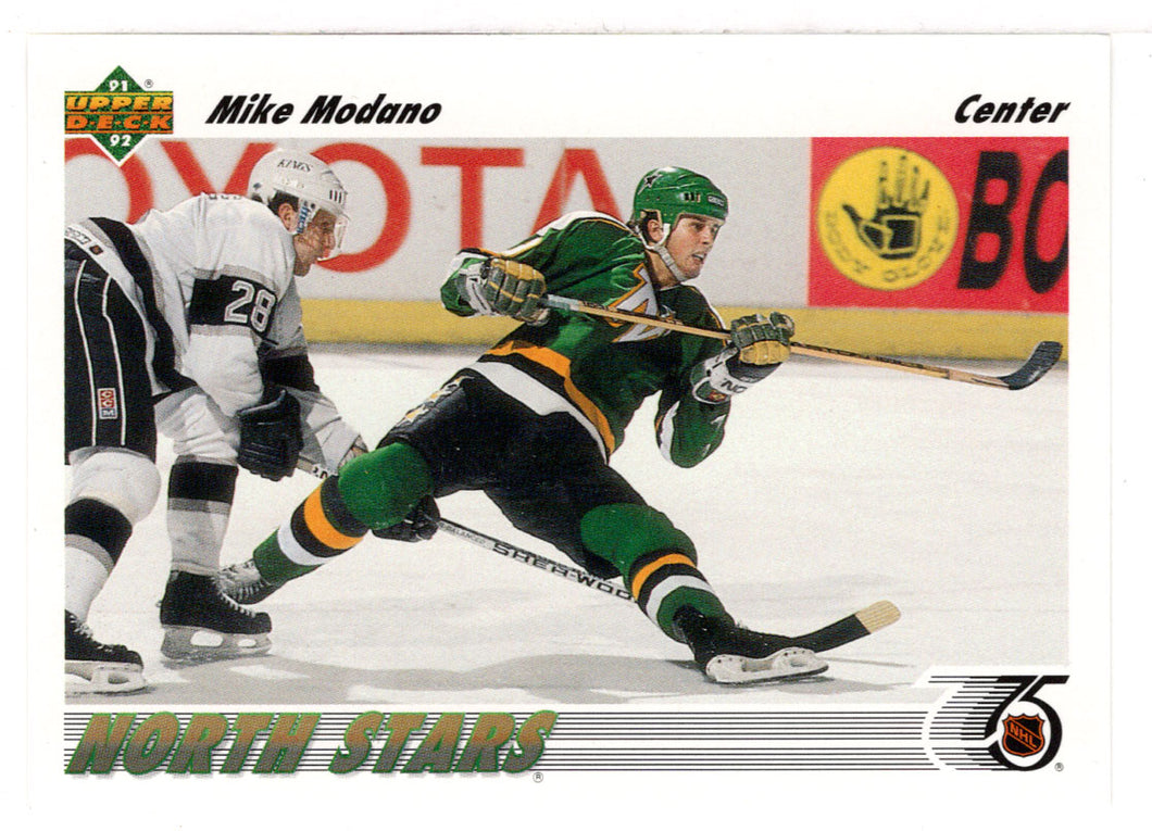 Mike Modano - Minnesota North Stars (NHL Hockey Card) 1991-92 Upper Deck # 160 Mint