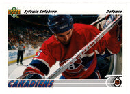 Sylvain Lefebvre - Montreal Canadiens (NHL Hockey Card) 1991-92 Upper Deck # 171 Mint