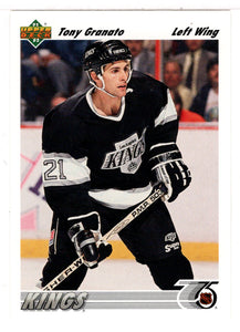 Tony Granato - Los Angeles Kings (NHL Hockey Card) 1991-92 Upper Deck # 172 Mint