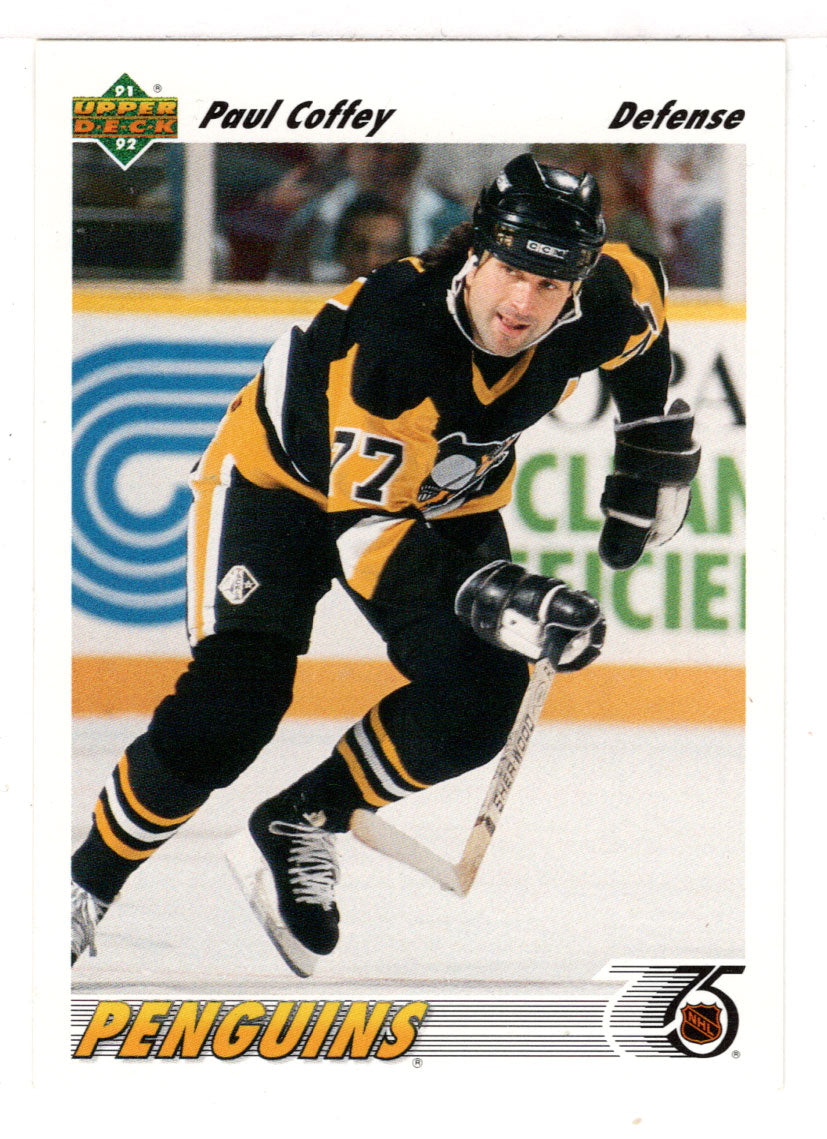 Paul Coffey - Pittsburgh Penguins (NHL Hockey Card) 1991-92 Upper Deck # 177 Mint