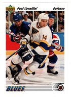 Paul Cavallini - St. Louis Blues (NHL Hockey Card) 1991-92 Upper Deck # 184 Mint
