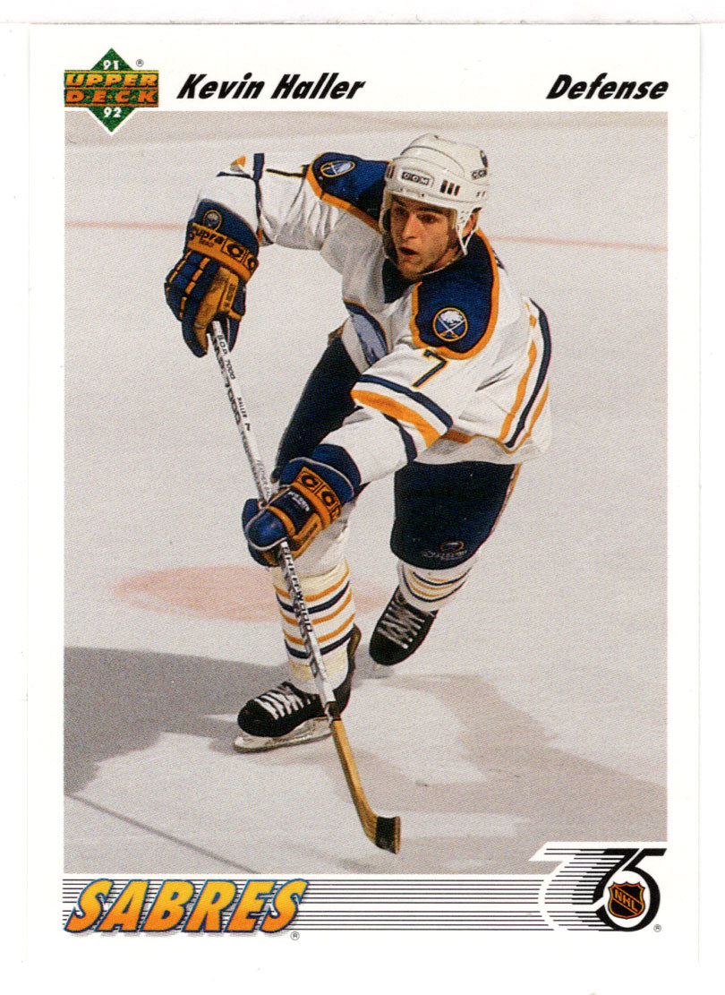 Kevin Haller RC - Buffalo Sabres (NHL Hockey Card) 1991-92 Upper Deck # 192 Mint
