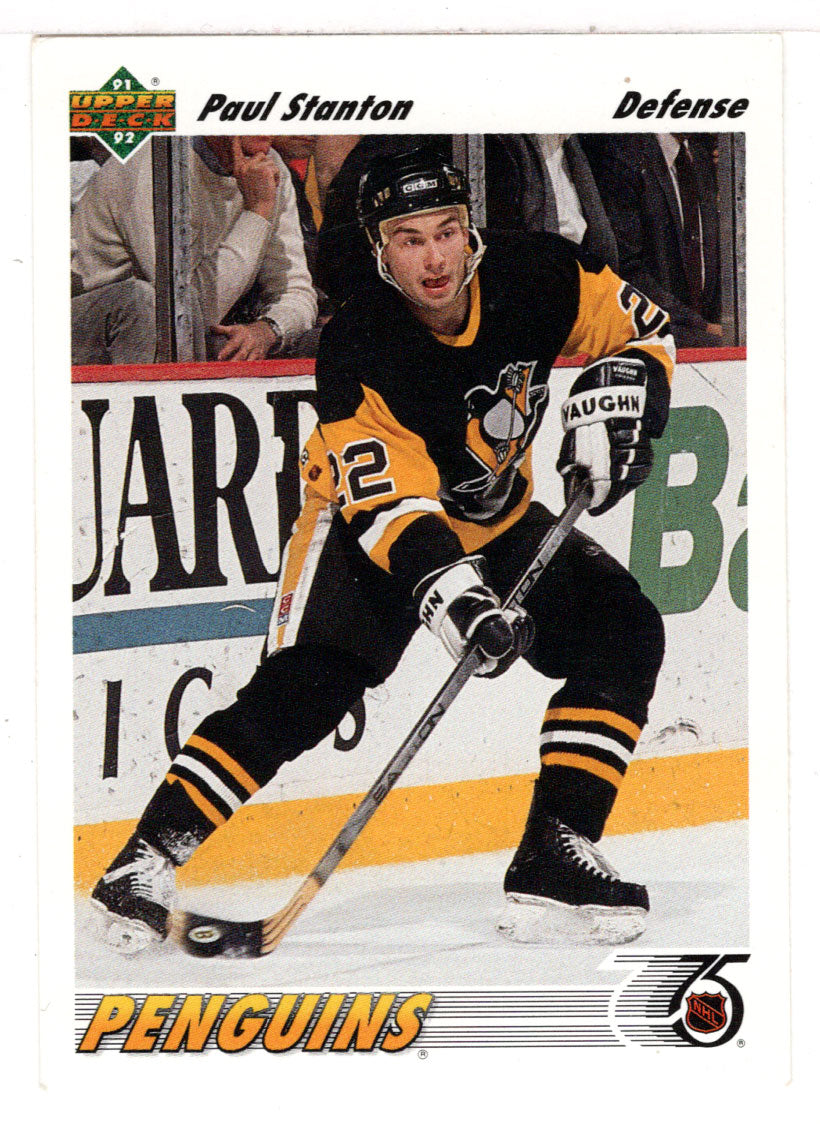 Paul Stanton - Pittsburgh Penguins (NHL Hockey Card) 1991-92 Upper Deck # 203 Mint