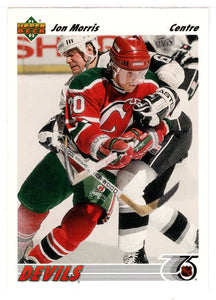 Jon Morris - New Jersey Devils (NHL Hockey Card) 1991-92 Upper Deck # 216 Mint