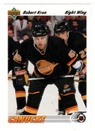 Robert Kron - Vancouver Canucks (NHL Hockey Card) 1991-92 Upper Deck # 225 Mint