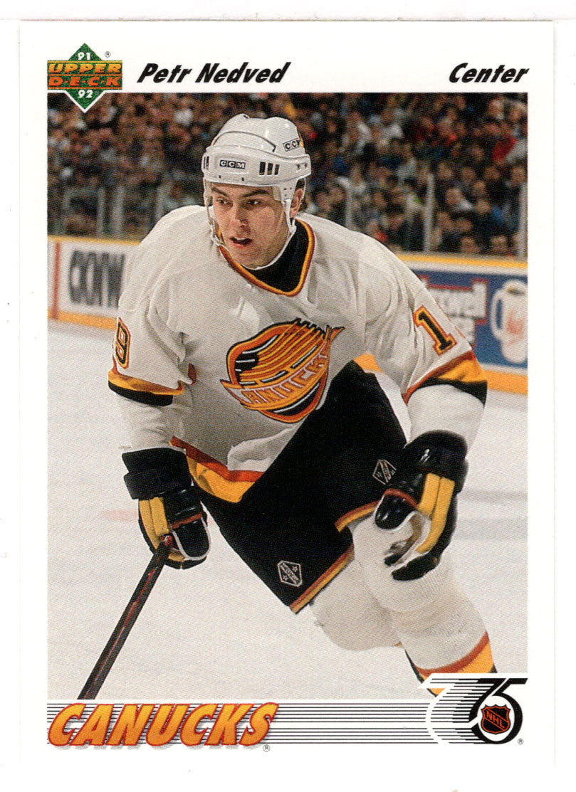 Petr Nedved - Vancouver Canucks (NHL Hockey Card) 1991-92 Upper Deck # 227 Mint