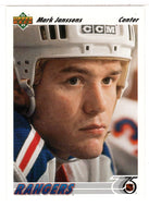 Mark Janssens - New York Rangers (NHL Hockey Card) 1991-92 Upper Deck # 228 Mint