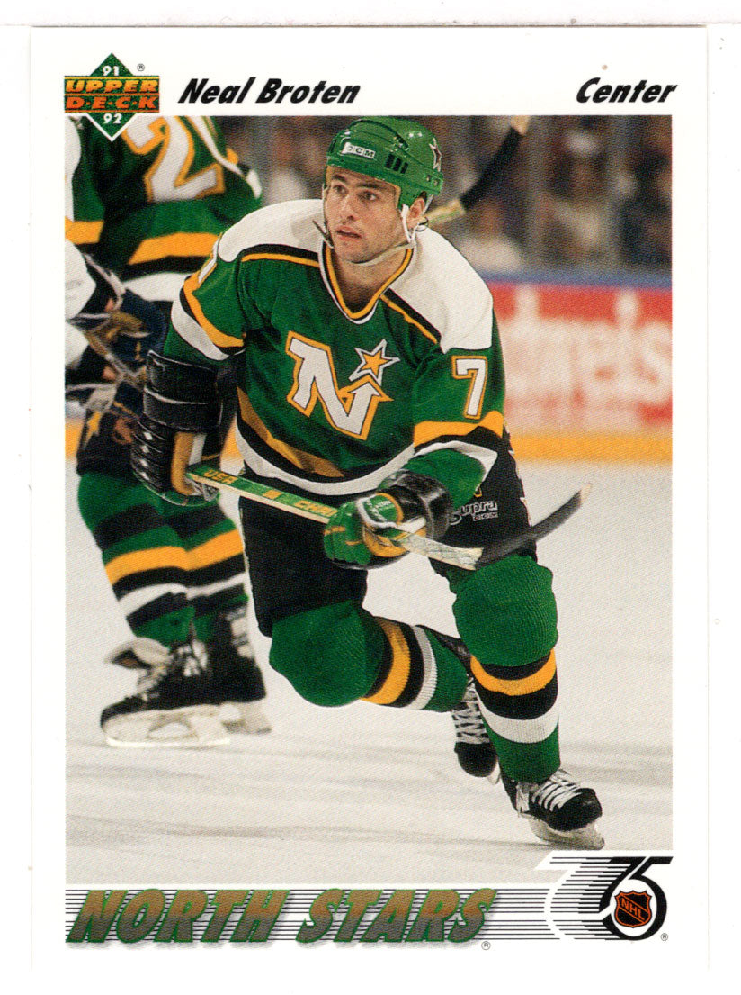 Neal Broten - Minnesota North Stars (NHL Hockey Card) 1991-92 Upper Deck # 232 Mint
