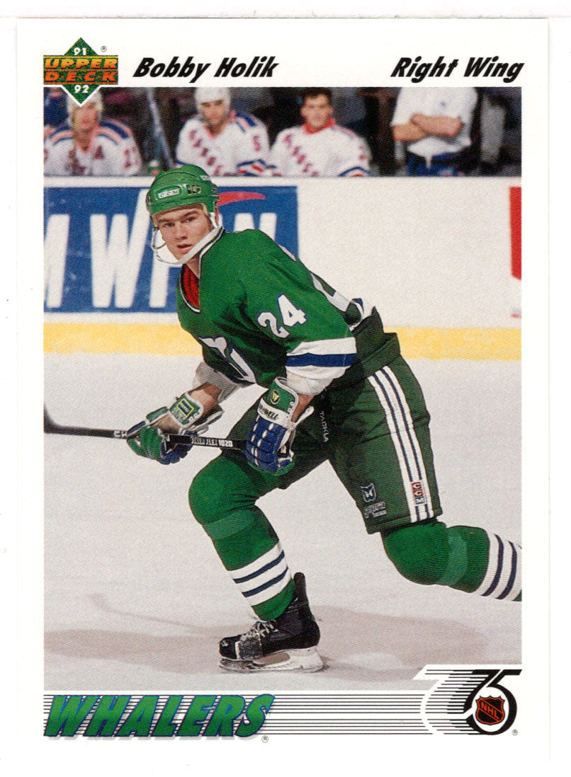 Bobby Holik - Hartford Whalers (NHL Hockey Card) 1991-92 Upper Deck # 233 Mint