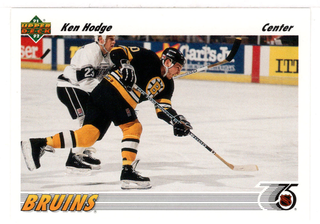 Ken Hodge - Boston Bruins (NHL Hockey Card) 1991-92 Upper Deck # 251 Mint