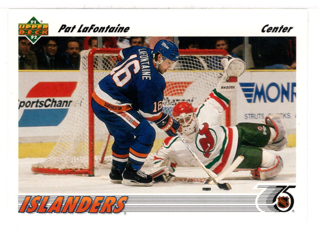 Pat LaFontaine - New York Islanders (NHL Hockey Card) 1991-92 Upper Deck # 253 Mint