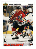 Adam Creighton - Chicago Blackhawks (NHL Hockey Card) 1991-92 Upper Deck # 254 Mint