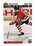 Steve Larmer - Chicago Blackhawks (NHL Hockey Card) 1991-92 Upper Deck # 257 Mint