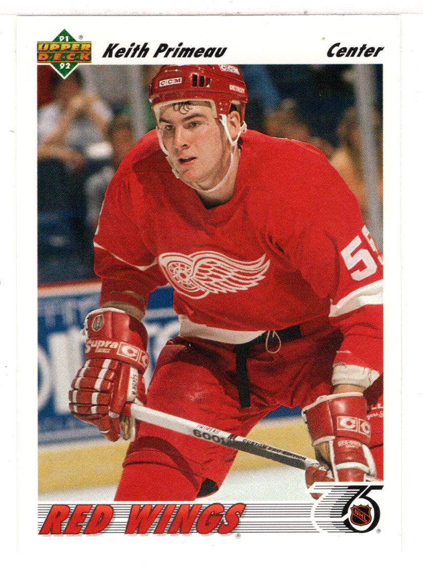 Keith Primeau - Detroit Red Wings (NHL Hockey Card) 1991-92 Upper Deck # 258 Mint