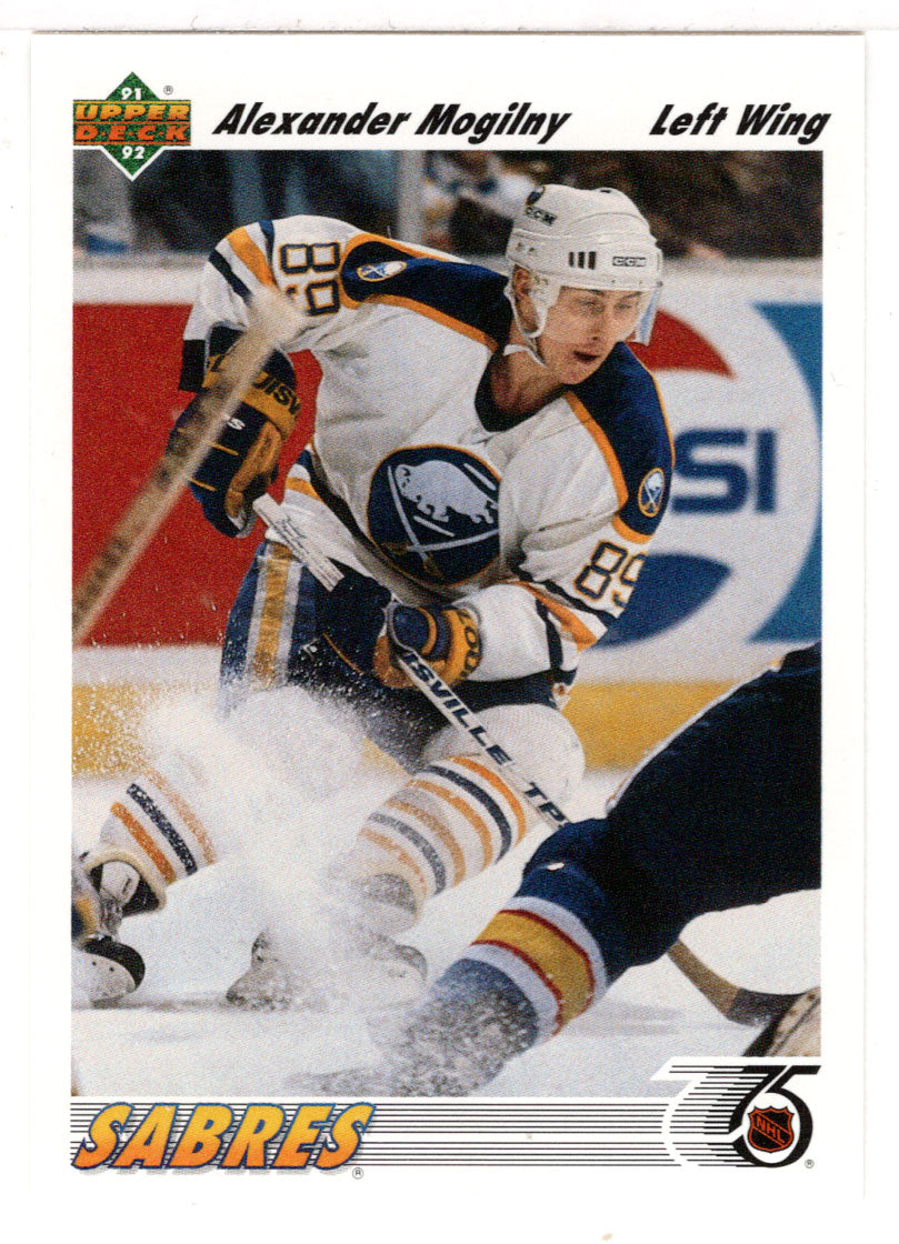 Alexander Mogilny - Buffalo Sabres (NHL Hockey Card) 1991-92 Upper Deck # 267 Mint