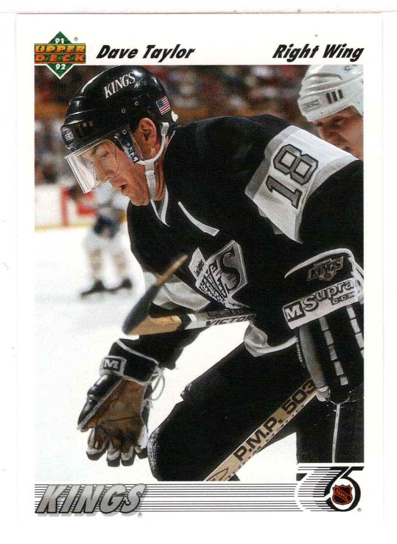 Dave Taylor - Los Angeles Kings (NHL Hockey Card) 1991-92 Upper Deck # 270 Mint