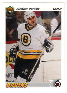 Vladimir Ruzicka - Boston Bruins (NHL Hockey Card) 1991-92 Upper Deck # 288 Mint