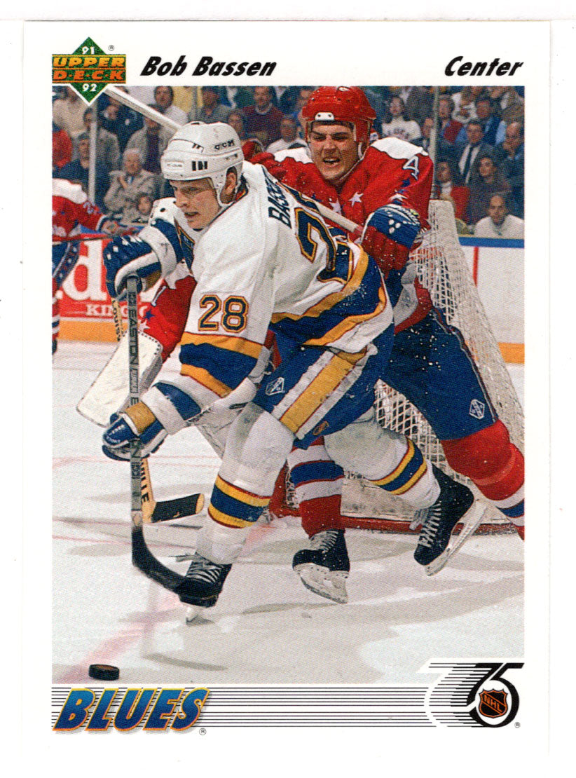 Bob Bassen - St. Louis Blues (NHL Hockey Card) 1991-92 Upper Deck # 319 Mint