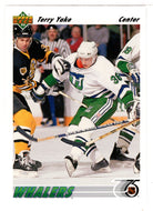 Terry Yake - Hartford Whalers (NHL Hockey Card) 1991-92 Upper Deck # 323 Mint