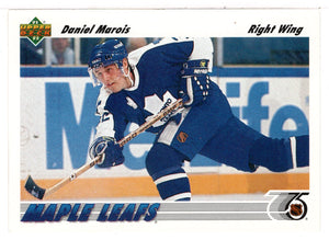 Daniel Marois - Toronto Maple Leafs (NHL Hockey Card) 1991-92 Upper Deck # 331 Mint