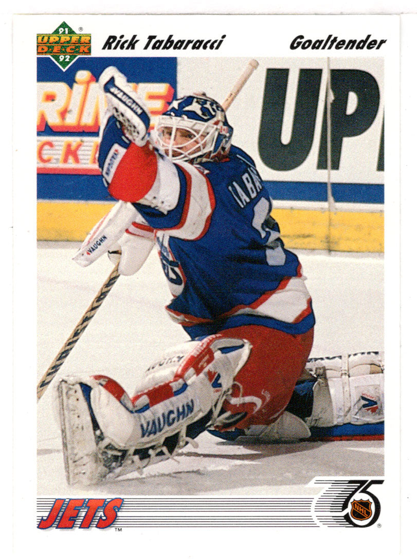 Rick Tabaracci - Winnipeg Jets (NHL Hockey Card) 1991-92 Upper Deck # 339 Mint