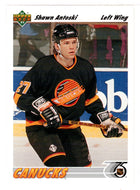 Shawn Antoski - Vancouver Canucks (NHL Hockey Card) 1991-92 Upper Deck # 351 Mint