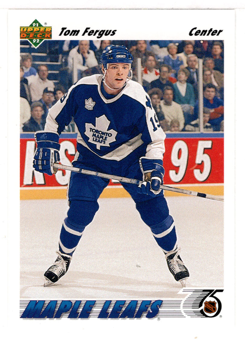 Tom Fergus - Toronto Maple Leafs (NHL Hockey Card) 1991-92 Upper Deck # 384 Mint