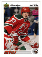 Zdeno Ciger - New Jersey Devils (NHL Hockey Card) 1991-92 Upper Deck # 385 Mint
