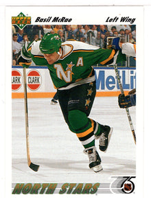 Basil McRae - Minnesota North Stars (NHL Hockey Card) 1991-92 Upper Deck # 388 Mint