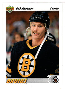 Bob Sweeney - Boston Bruins (NHL Hockey Card) 1991-92 Upper Deck # 391 Mint