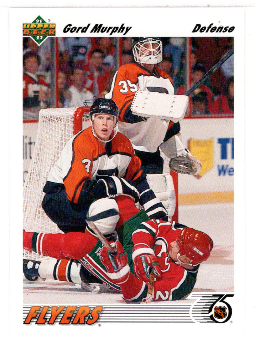 Gord Murphy - Philadelphia Flyers (NHL Hockey Card) 1991-92 Upper Deck # 392 Mint