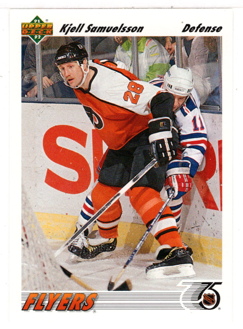 Kjell Samuelsson - Philadelphia Flyers (NHL Hockey Card) 1991-92 Upper Deck # 396 Mint