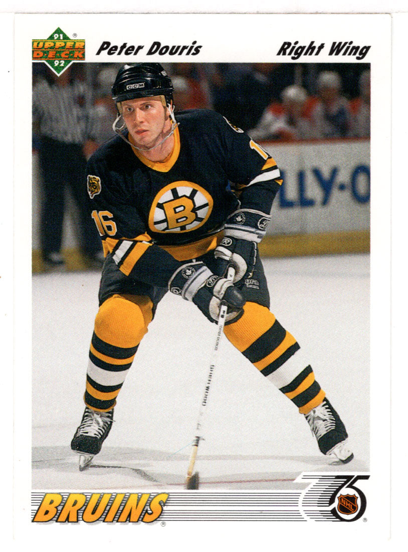 Peter Douris - Boston Bruins (NHL Hockey Card) 1991-92 Upper Deck # 403 Mint